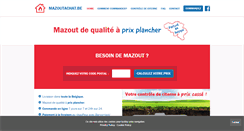 Desktop Screenshot of mazoutachat.be