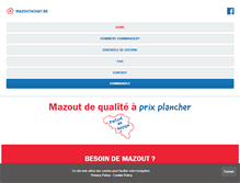 Tablet Screenshot of mazoutachat.be